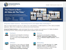Tablet Screenshot of integrated-digital.com
